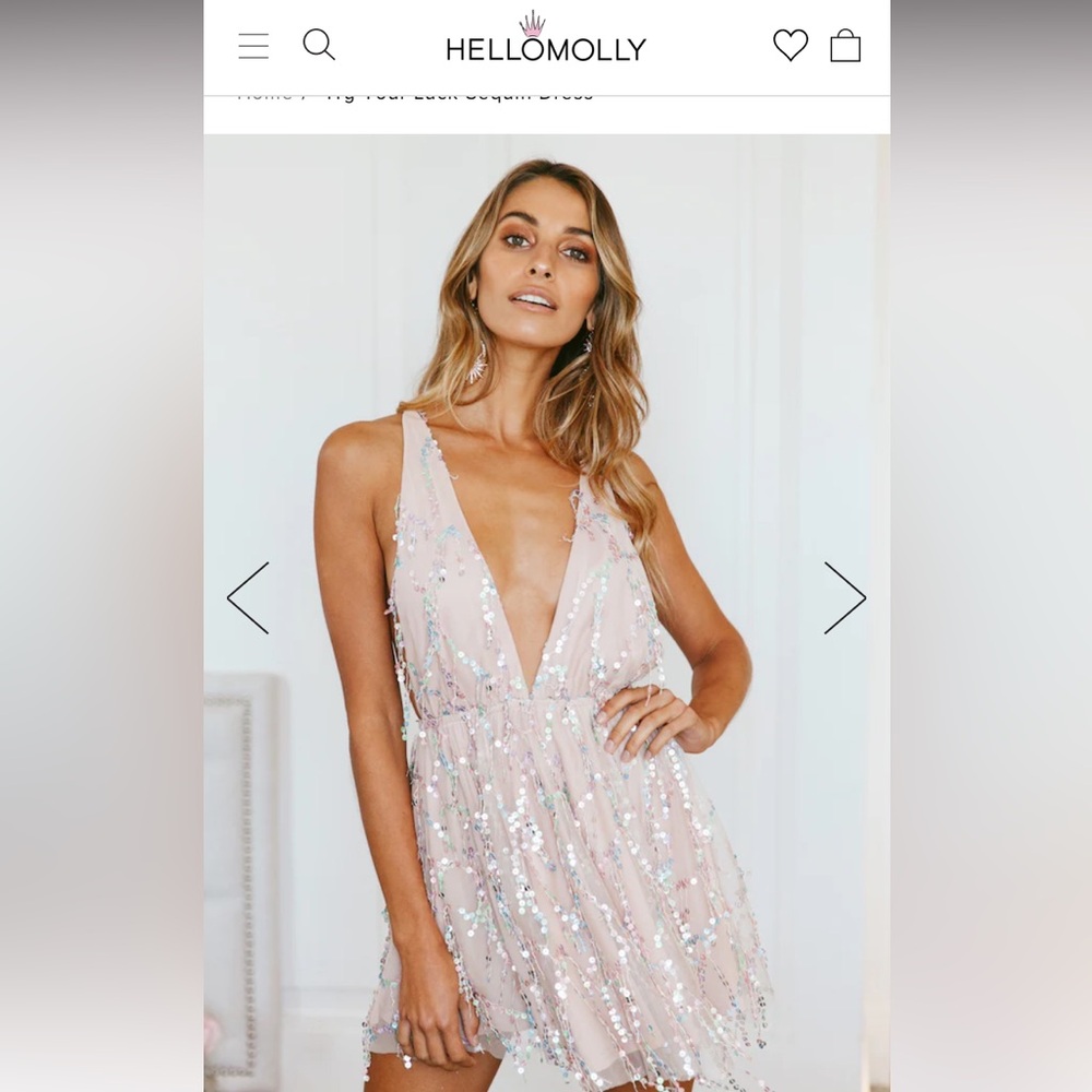 Hello Molly Sparkle Dress: In Black